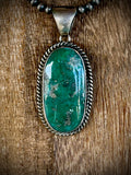 🔥CRAIG’S SMOKIN’ HOT STEAL🔥Sterling Silver Navajo Handmade Royston Turquoise Pendant - (Pendant only)🔥