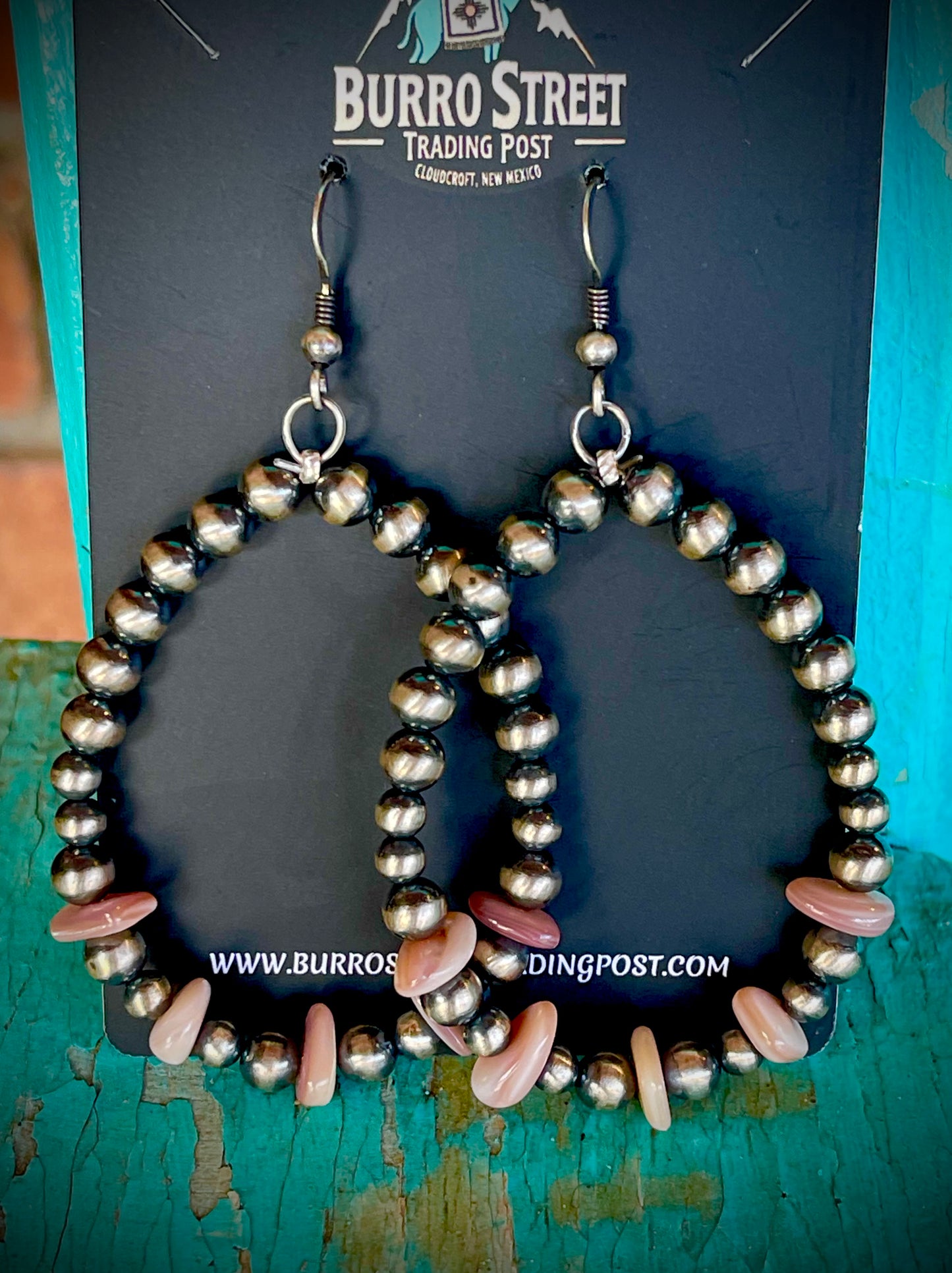 🔥CRAIGS SMOKIN’ HOT STEAL🔥Sterling Silver Pearl Pink Conch French Hook Loop Earrings🔥