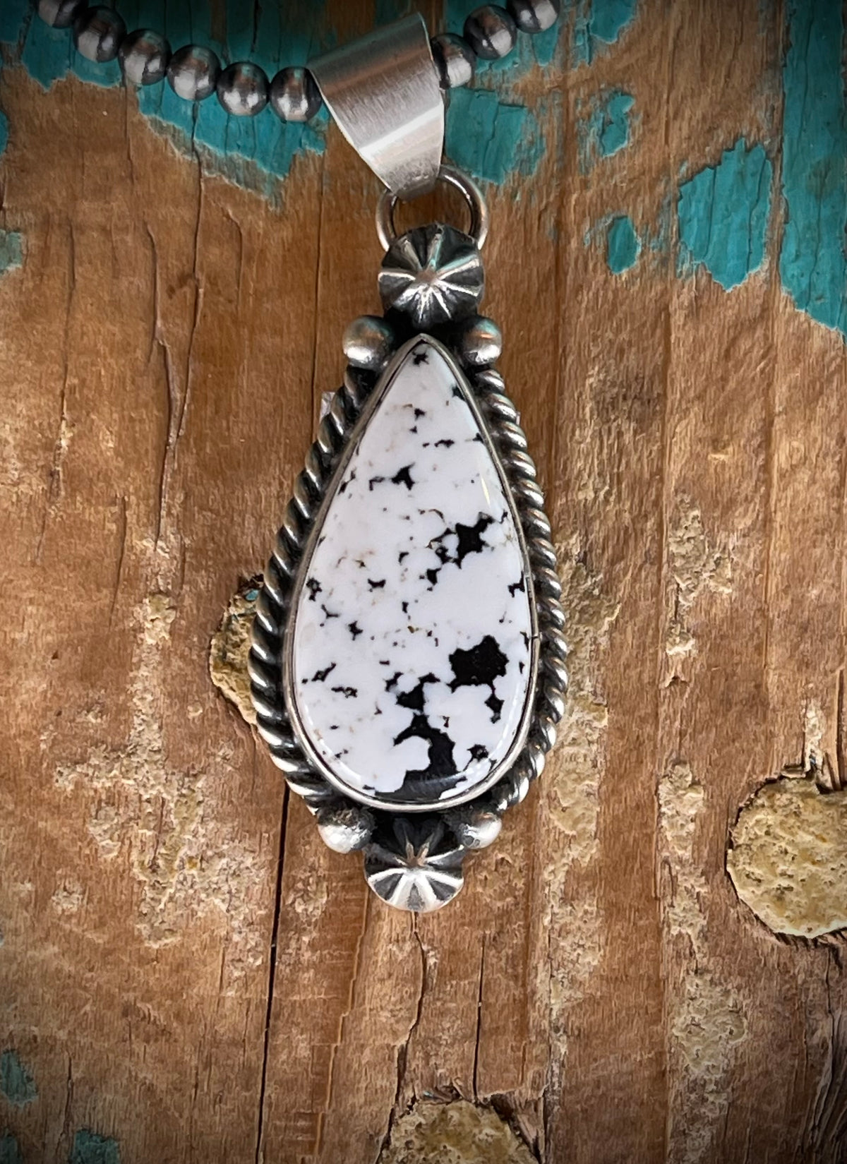 🔥CRAIG’S SMOKIN’ HOT STEAL🔥 Sterling Silver Navajo Handmade White Buffalo Pendant (pendant only)🔥