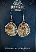 🔥CRAIGS SMOKIN’ HOT STEAL🔥 Sterling Silver Navajo Handmade Dry Creek Turquoise Earrings🔥