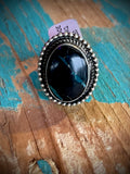 🔥CRAIGS SMOKIN’ HOT STEAL🔥 Sterling Silver Navajo Handmade Blue Moon Turquoise Adjustable Ring🔥