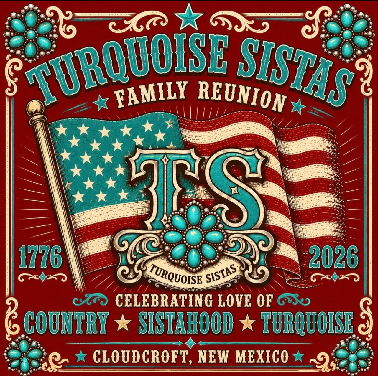 2026 Turquoise Sistas Family Reunion Registration