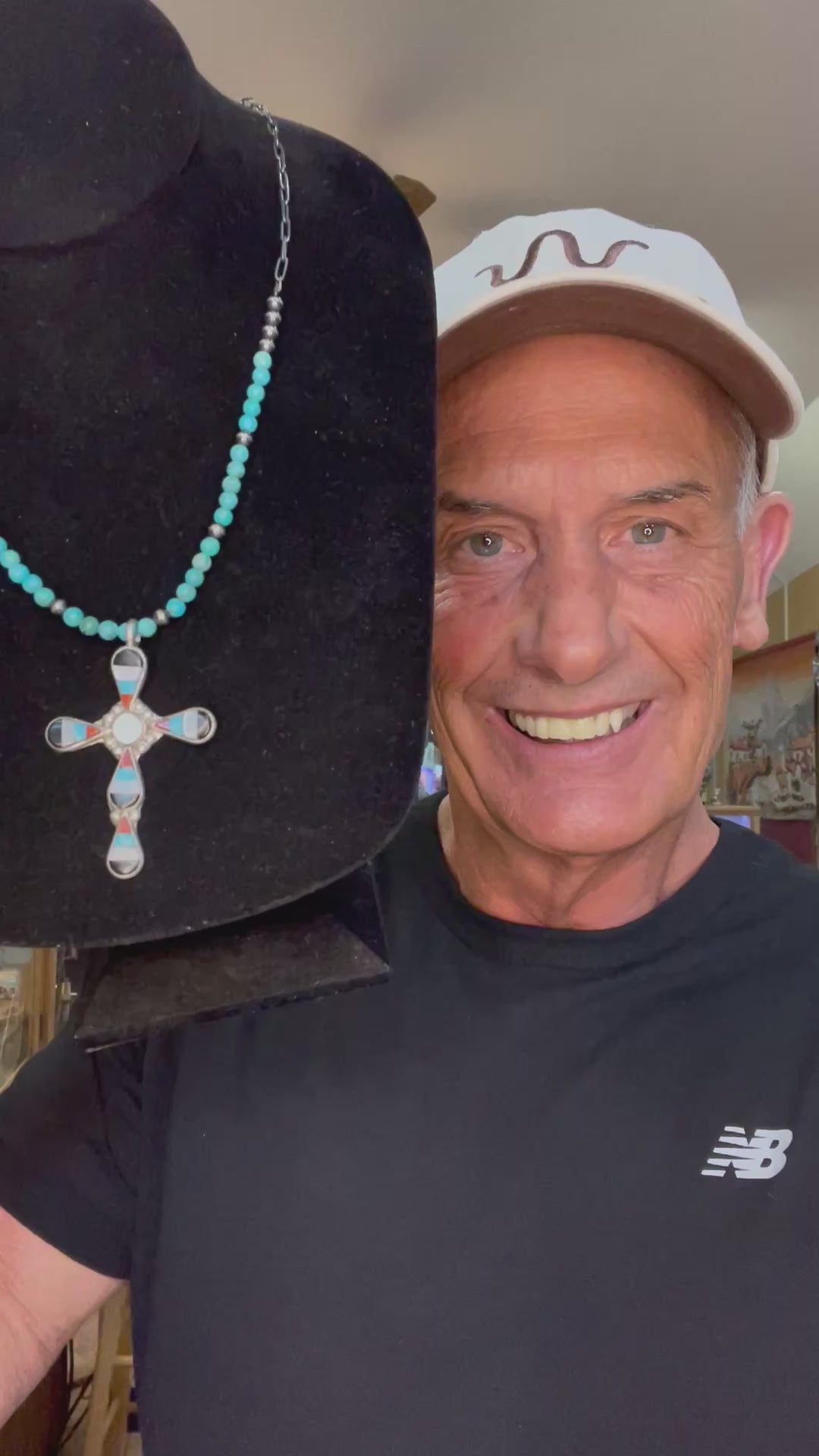 🔥SOLD!🔥CRAIG’S SMOKIN’ HOT STEAL🔥Sterling Silver Zuni  Handmade Multi-stone Cross Pendant (Pendant only)🔥