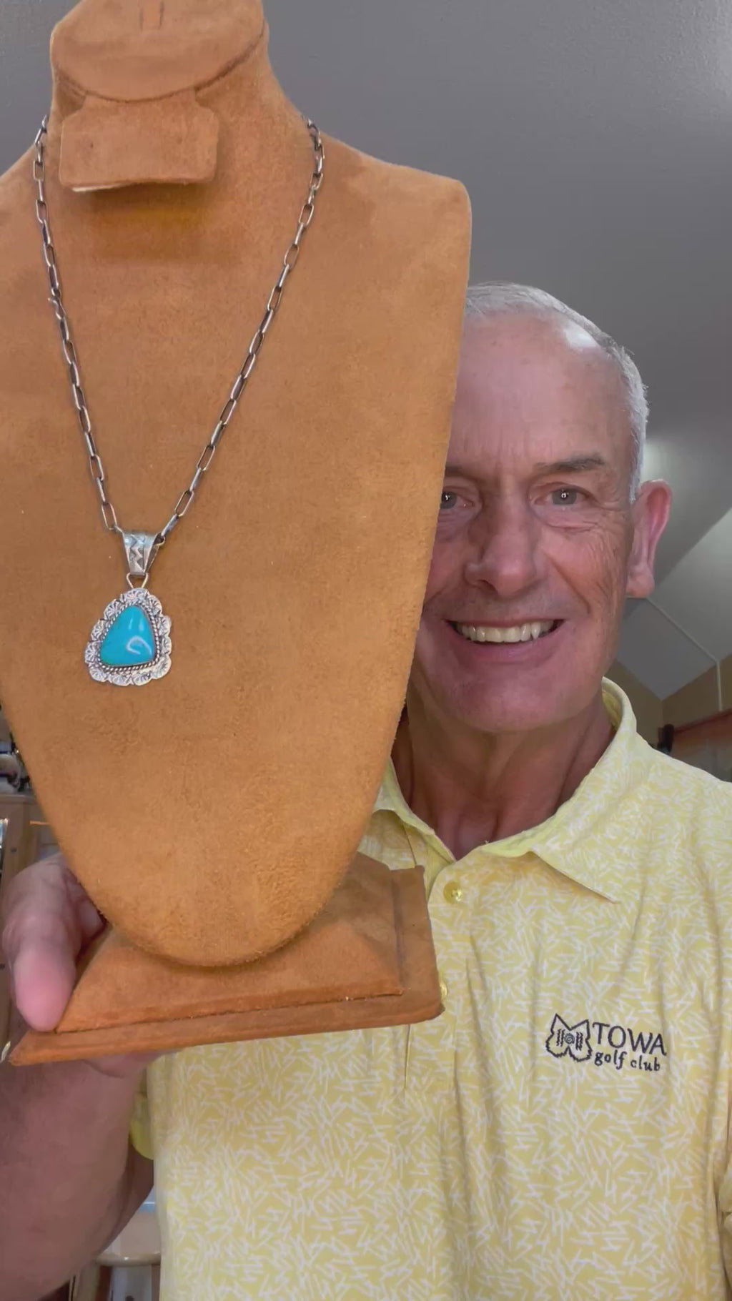 🔥CRAIG’S SMOKIN’ HOT STEAL🔥Sterling Silver Navajo Handmade Kingman Turquoise Pendant - (Pendant only)