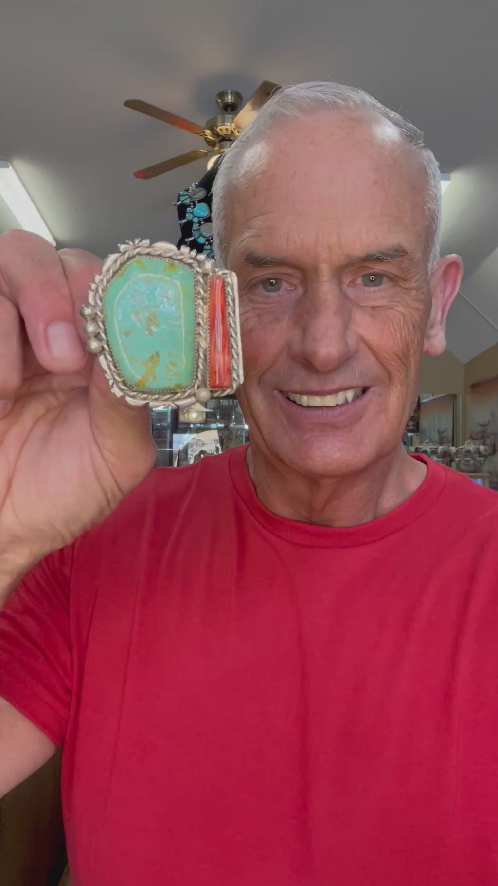 🔥CRAIGS SMOKIN’ HOT STEAL🔥Sterling Silver Navajo Handmade Vintage Royston Turquoise Orange Spiny Oyster Size 10 Ring 🔥