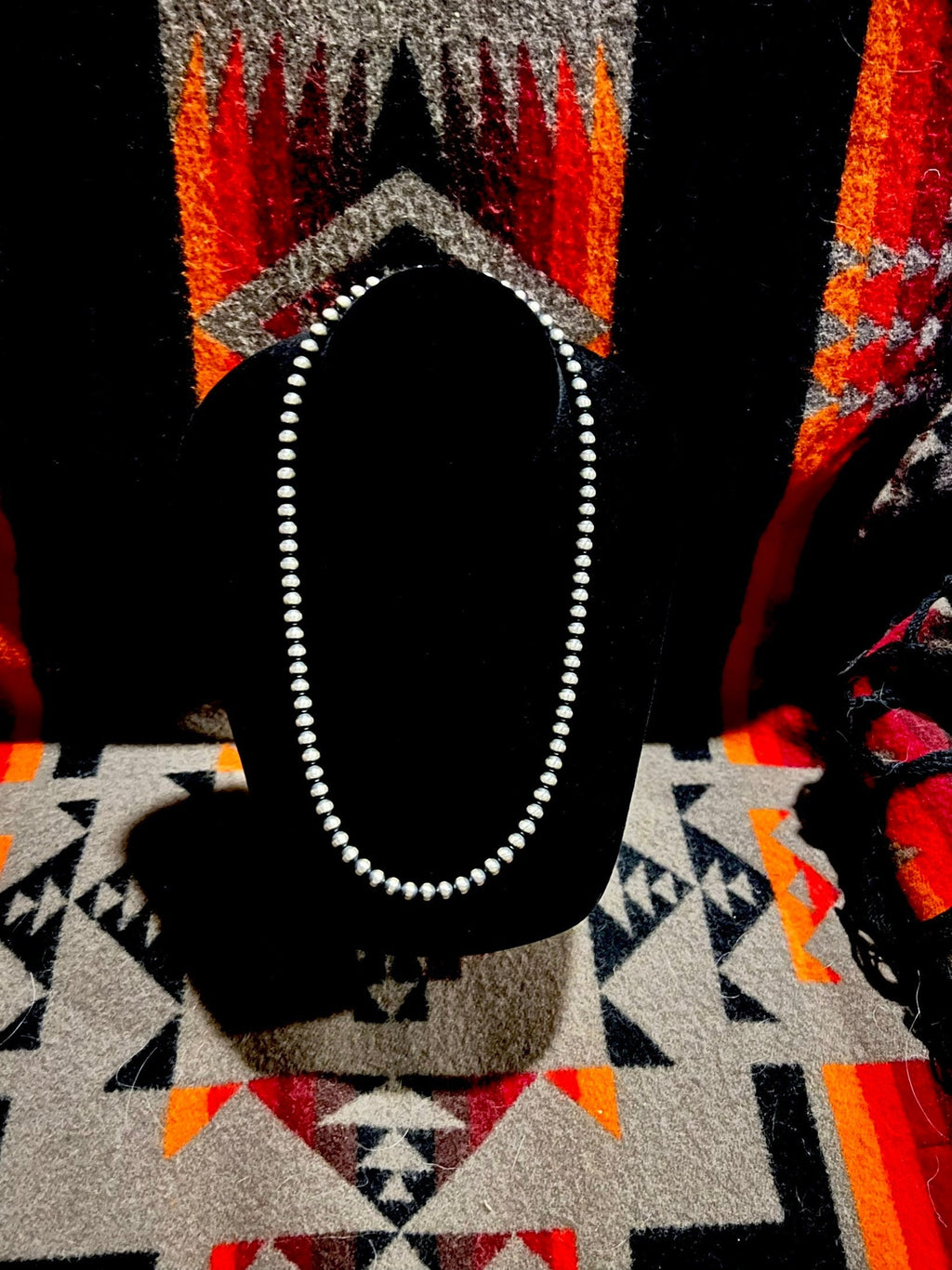 Navajo Pearls - Sterling Silver 20" 6MM