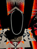 Navajo Pearls - Sterling Silver 20" 6MM