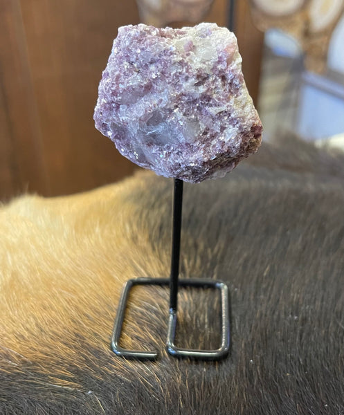 Raw Lepidolite Pin
