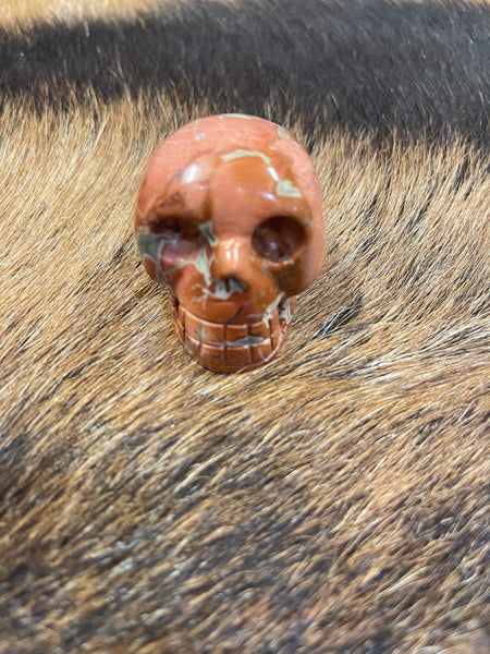 Skull - Mookaite Jasper