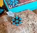 Turquoise Stud Cluster Ring